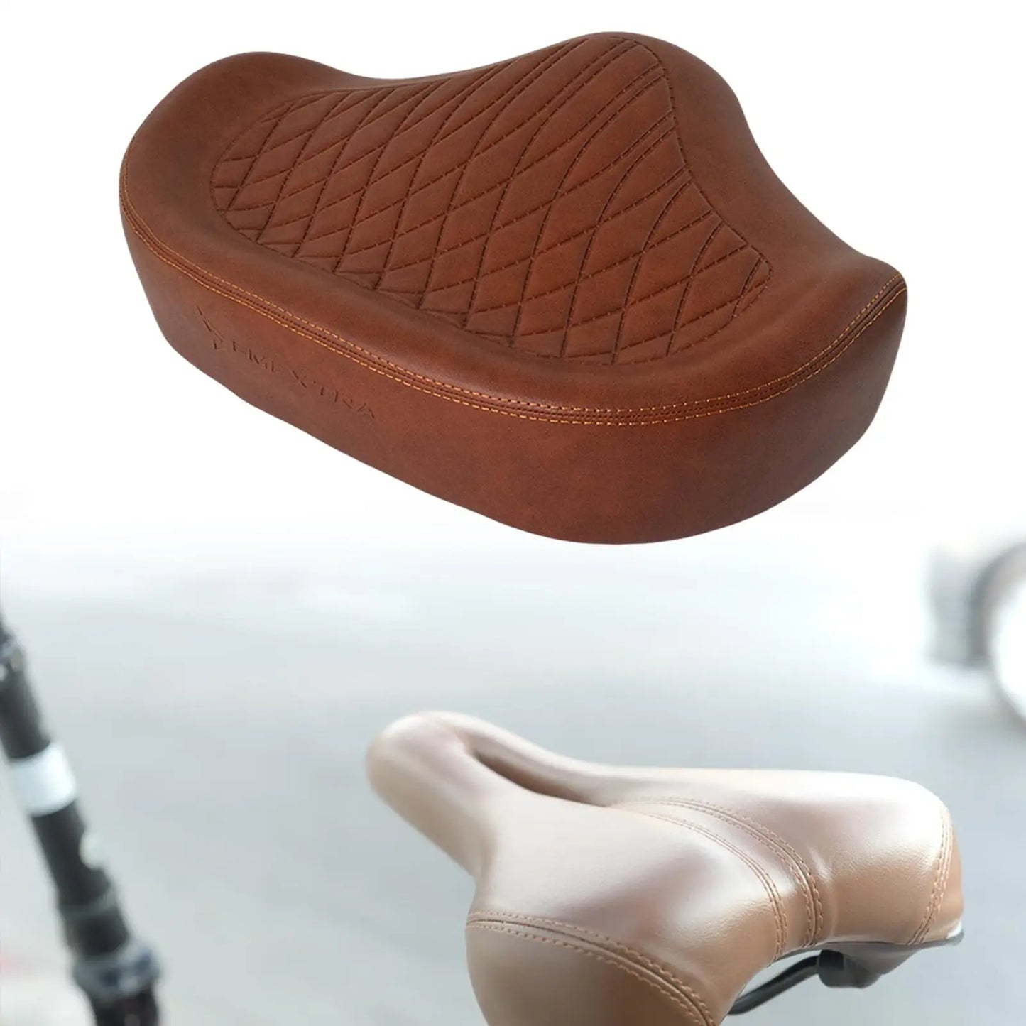 Bike Saddle Lightweight Soft Wide Shockproof Bicycle Seat for Electric Bike Riding Sports Accessories for Women Men Big Butt