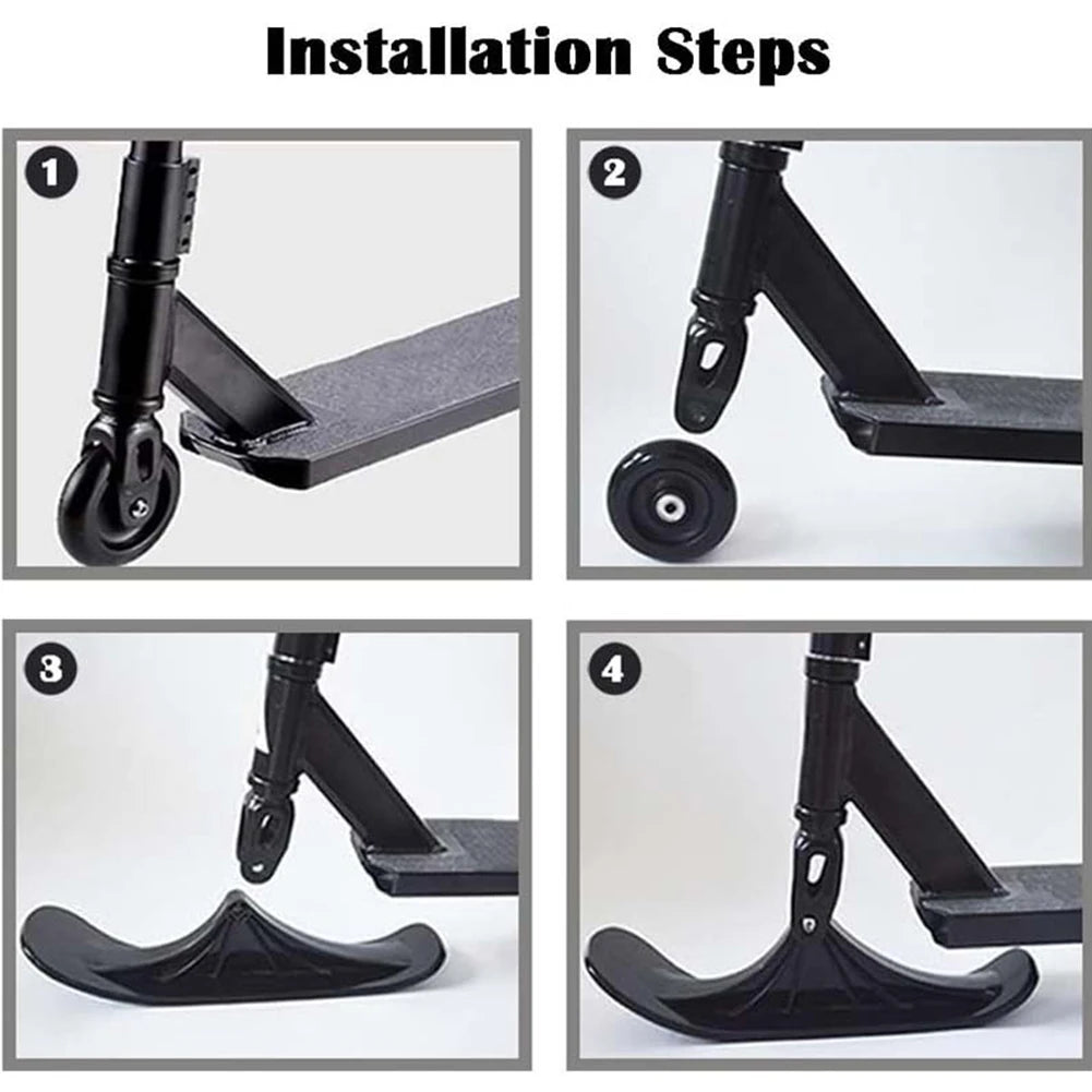 1 Pair Ski Sleigh Snow Sledge Board Set Snow Ski Scooter Ski Sledge Ski Scooter for Kids Outdoor Accessories