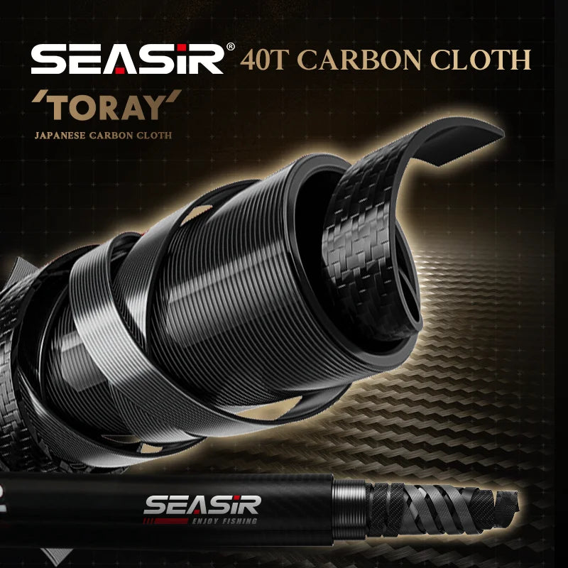 SeaSir Stream Spinning Baitcasting Rod Ultralight Carbon